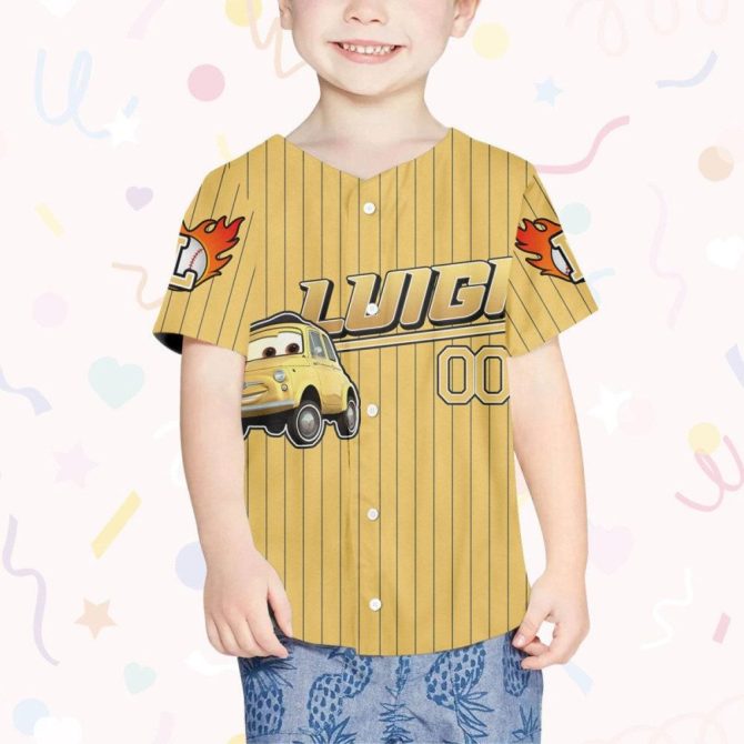 Custom Kids/Adult Baseball Jersey - Personalized Name & Cartoon Design - Perfect Gift! - Image 5