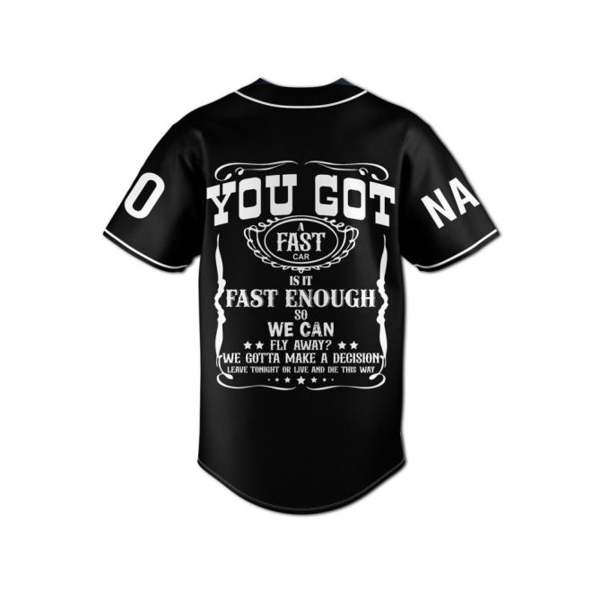 Custom Luke Combs Baseball Jersey - Gettin' Old Design - Personalized Name & Number - Image 4