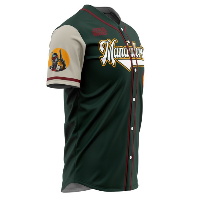 Customizable Mandalorians Baseball Jersey - Star Wars Fan Gift - Personalized Sports Shirt - Image 4