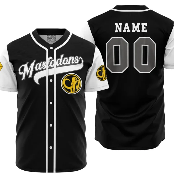 Custom Black Baseball Jersey - Personalized Name & Number - Stylish Team Apparel