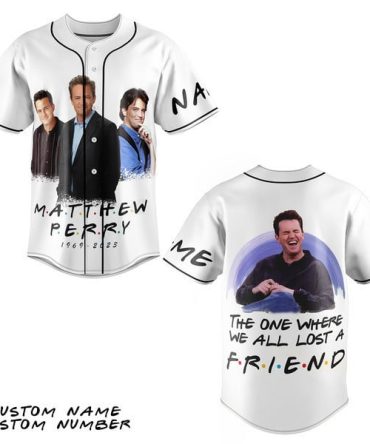 Custom Friends Tribute Jersey - Personalized Name & Number - Celebrate Memories