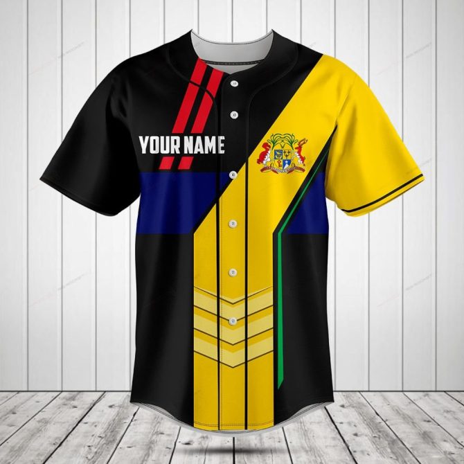 Customizable Vibrant Baseball Jersey - Personalize With Your Name - Unique Team Apparel