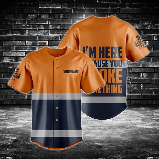 Custom Mechanic Baseball Jersey – Personalized Workwear For Repair Pros