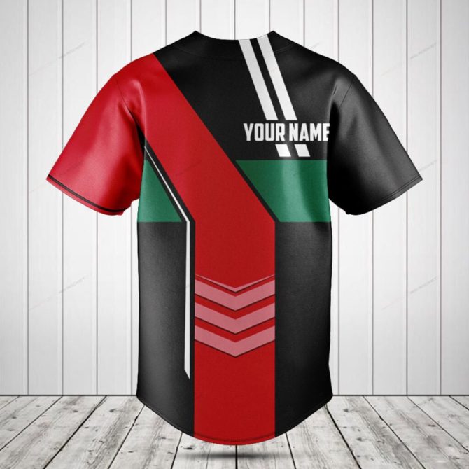 Customizable Mexican Flag Baseball Jersey – Personalized Sportswear For Fans - Image 2