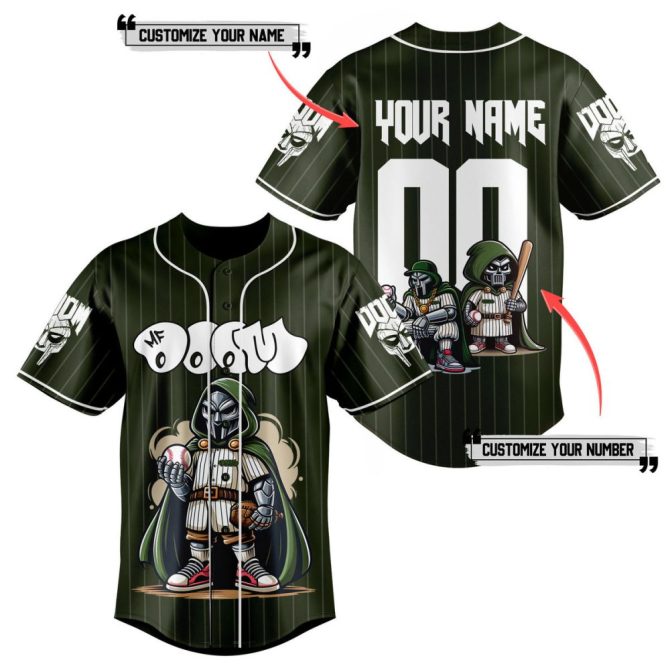 Customizable Comic Hero Baseball Jersey - Add Your Name & Number - Unique Gift Idea