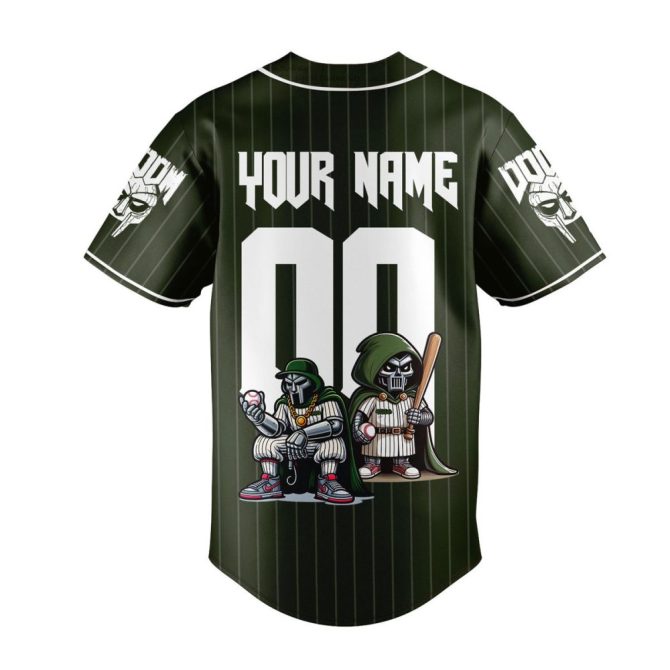 Customizable Comic Hero Baseball Jersey - Add Your Name & Number - Unique Gift Idea - Image 3