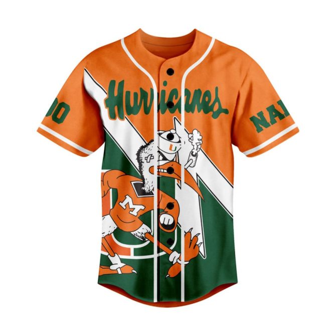 Custom Miami Hurricanes Jersey - Personalize With Your Name & Number! - Image 2