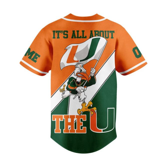 Custom Miami Hurricanes Jersey - Personalize With Your Name & Number! - Image 3