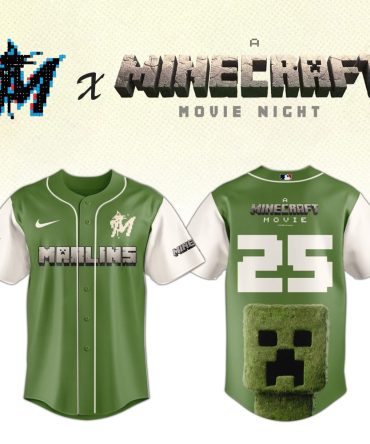Exclusive Minecraft X Marlins Jersey – Limited Edition Game Night Apparel