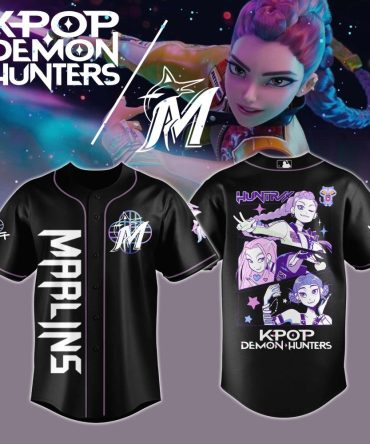 K-Pop Demon Hunters Jersey – Stylish Black Baseball Tee For Fans