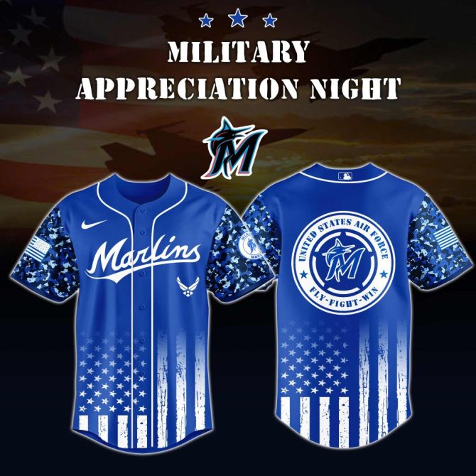 Honor Heroes With Marlins Military Appreciation Night Jersey - Limited Edition!