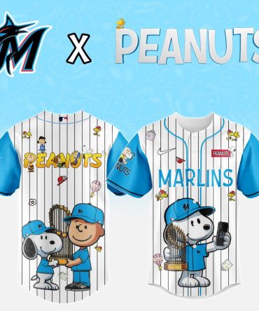 Exclusive Marlins X Peanuts Jersey – Celebrate With Snoopy & Charlie Brown! Limited Edition Fan Gear