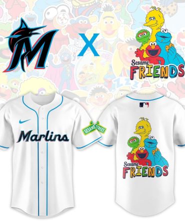 Limited Edition Marlins X Sesame Street Jersey – Celebrate Friendship In Style!