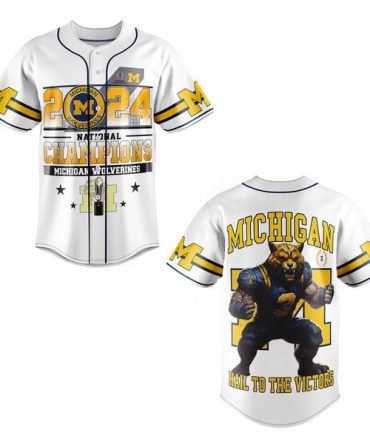 2024 Michigan Wolverines National Champions Jersey – Celebrate Victory In Style!
