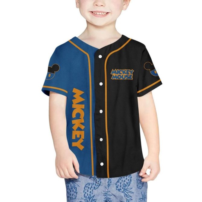 Customizable Mickey Mouse Baseball Jersey For Kids, Youth & Adults - Add Name & Number! - Image 5