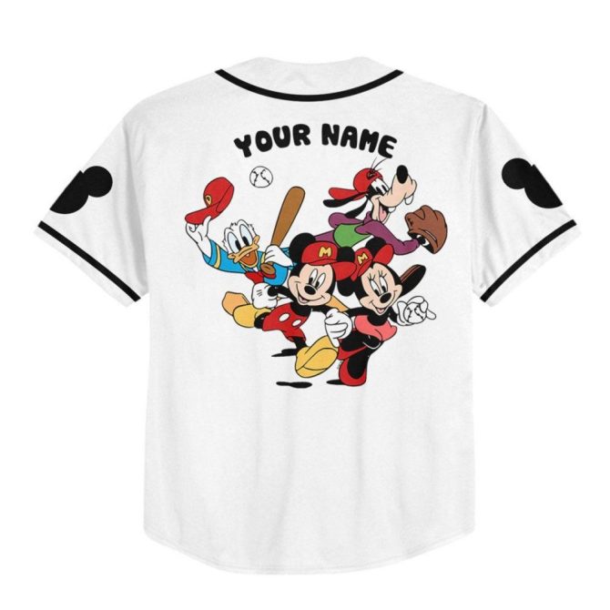 Custom Disney Baseball Jersey For Kids/Youth/Adults – Personalize With Name & Number - Image 4
