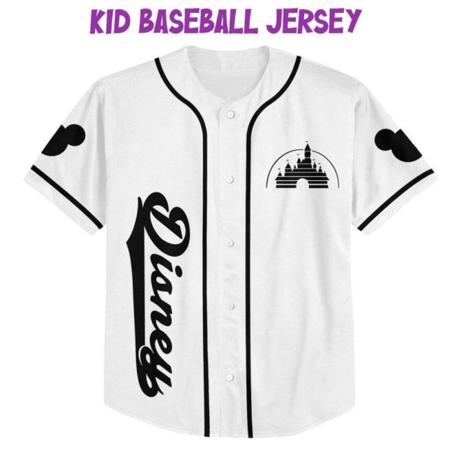 Custom Disney Baseball Jersey For Kids/Youth/Adults – Personalize With Name & Number - Image 3