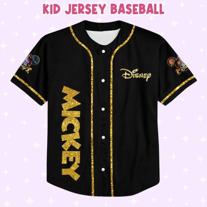 Custom Disney Mickey Baseball Jersey - Personalized Kids/Youth/Adult Sizes - Image 3