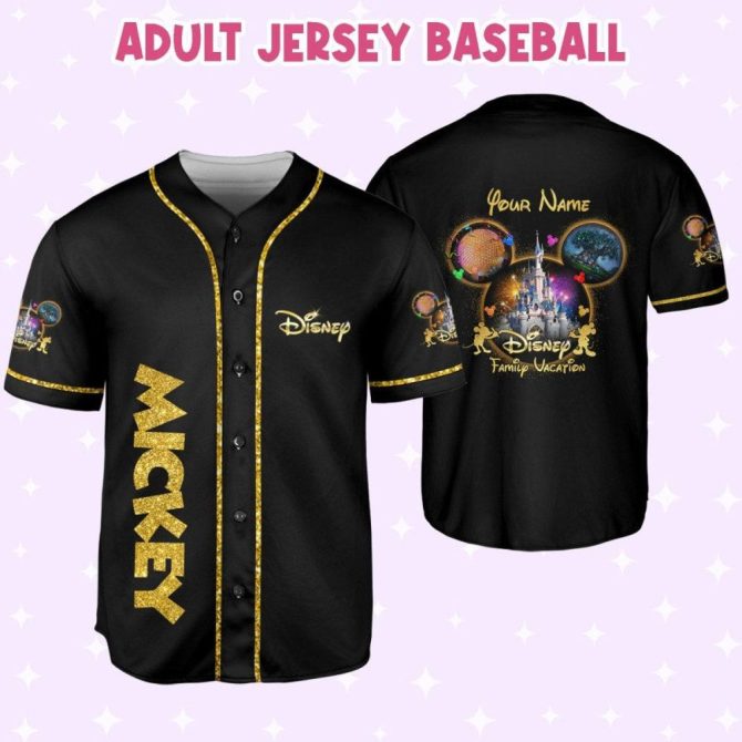 Custom Disney Mickey Baseball Jersey - Personalized Kids/Youth/Adult Sizes - Image 7