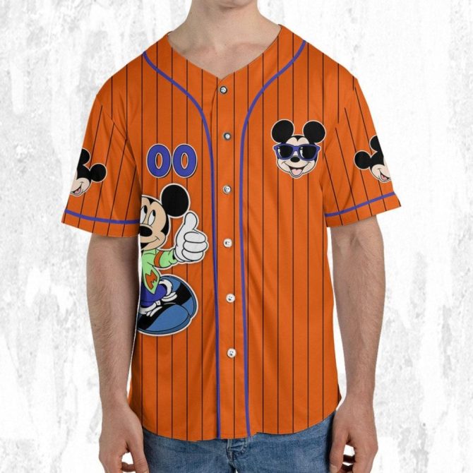 Customizable Kid/Youth/Adult Cartoon Baseball Jersey - Add Your Name! - Image 6