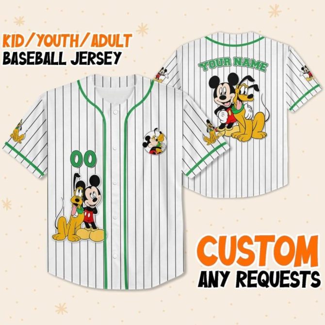Custom Kids/Youth/Adult Baseball Jersey – Personalized Cartoon Design, Any Request! - Image 2