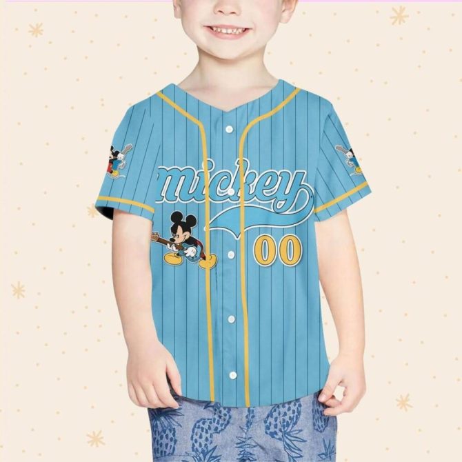 Customizable Kids/Youth/Adult Mickey Mouse Baseball Jersey - Personalize Yours Today! - Image 5