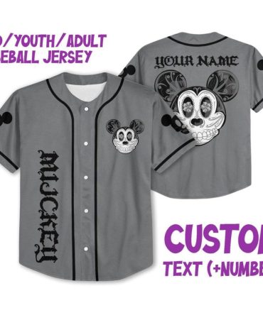 Customizable Kids/Youth/Adult Baseball Jersey - Personalized Name & Number Design
