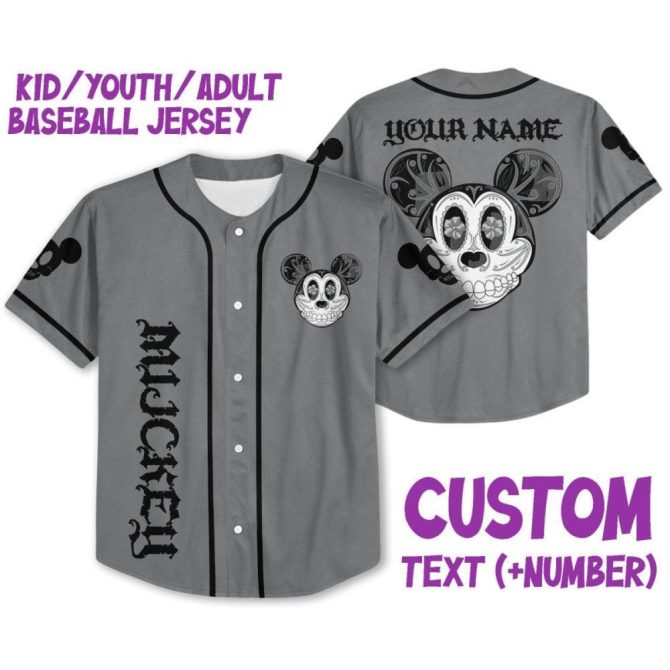 Customizable Kids/Youth/Adult Baseball Jersey - Personalized Name & Number Design