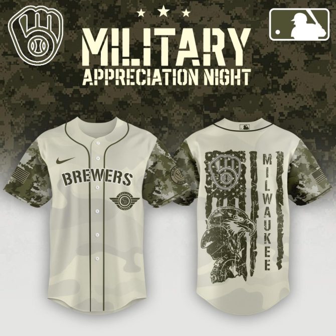 Brewers Military Appreciation Camo Jersey - Limited Edition Mlb Fan Gear