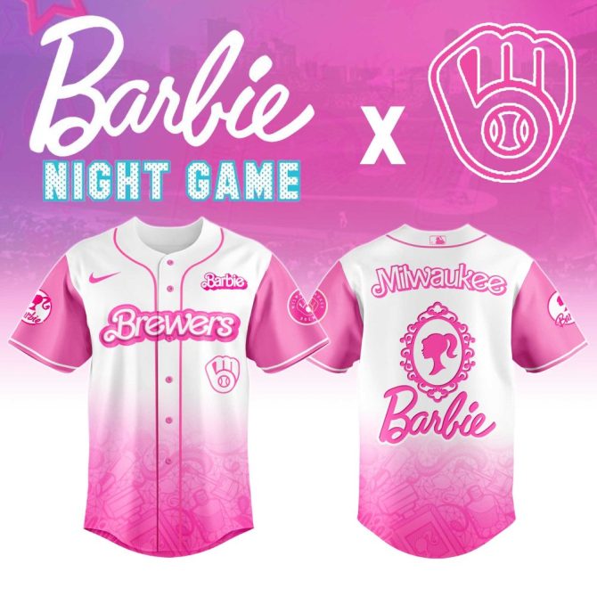 Barbie Night Game Milwaukee Brewers Pink Jersey – Limited Edition Fashion Collectible