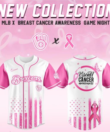 Brewers Pink Jersey - Mlb Breast Cancer Awareness Limited Edition