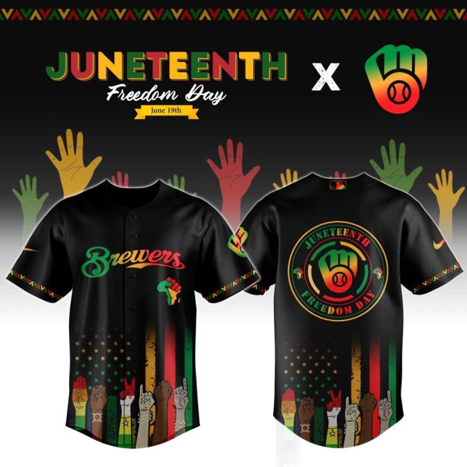 Celebrate Juneteenth In Style: Limited Edition Brewer'S Freedom Day Jersey