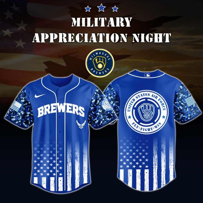 Brewers Military Appreciation Jersey – Honor Veterans With Style & Comfort!
