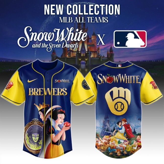 Exclusive Snow White Mlb Jersey - Disney & Baseball Magic Collide!