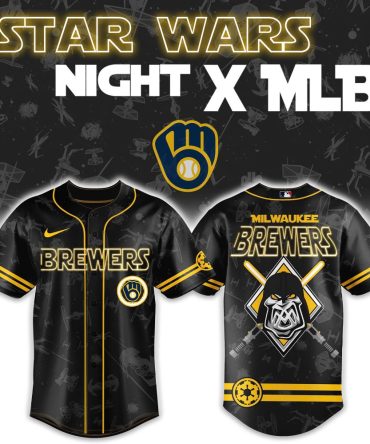 Exclusive Star Wars X Mlb Milwaukee Brewers Jersey - Limited Edition Fan Gear!