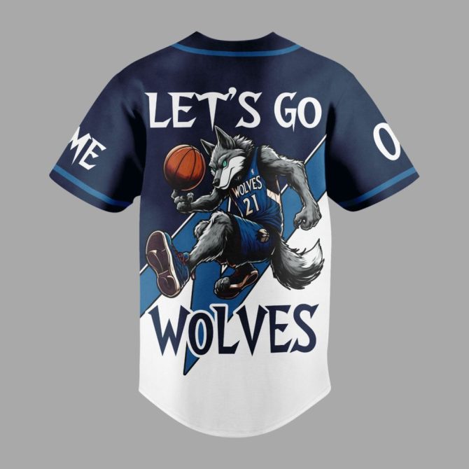 Custom Minnesota Wolves Jersey - Personalized Name & Number - Perfect For Fans! - Image 3