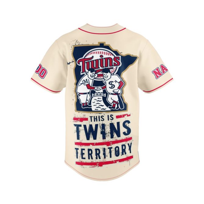 Customizable Twins Territory Baseball Jersey – Add Your Name & Number! - Image 3