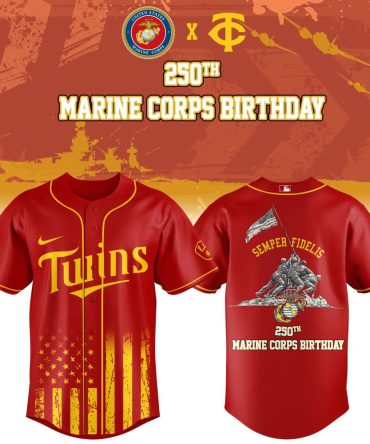 Celebrate Usmc 250Th Birthday With Limited Edition Twins Jersey - Honor Semper Fidelis Spirit!