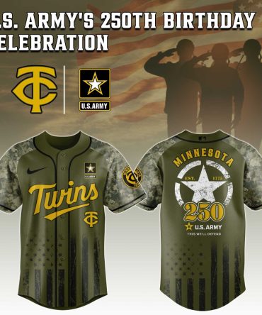 Celebrate U.S. Army'S 250Th With Limited Edition Minnesota Twins Jersey - Military Tribute