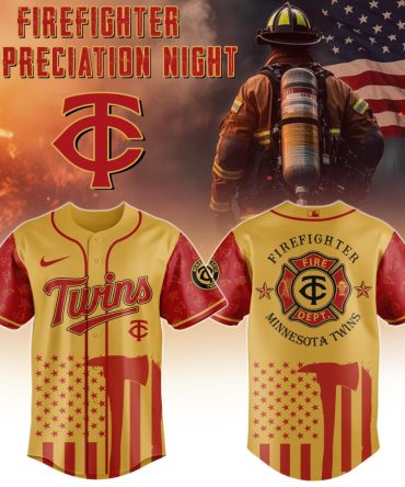 Honor Heroes: Limited Edition Firefighter Appreciation Jersey - Minnesota Twins Style