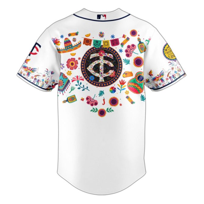 Celebrate Hispanic Heritage: Limited Edition Twins Jersey – Vibrant Design, Perfect Gift! - Image 3