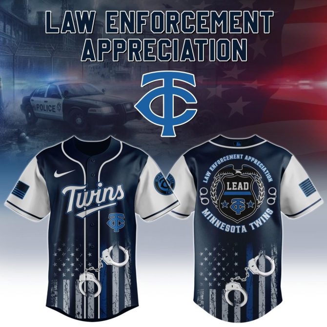 Law Enforcement Appreciation Twins Jersey - Honor & Style For Fans