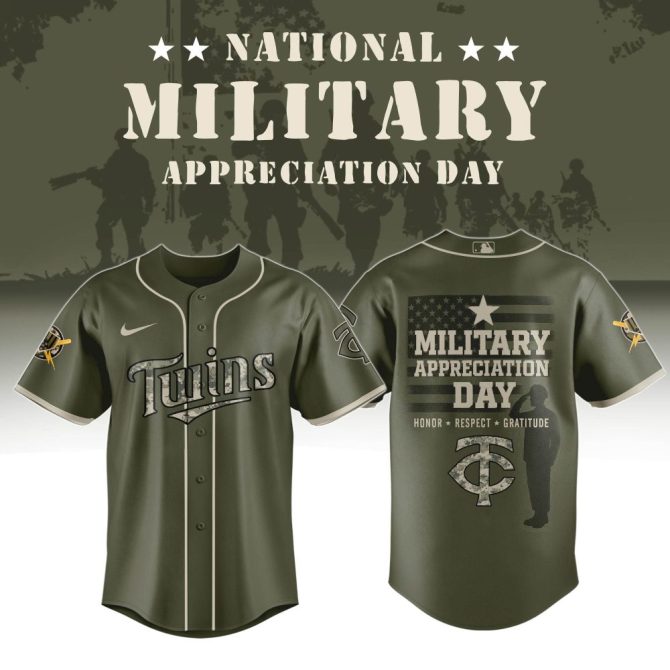 Honor Our Heroes: Twins Military Appreciation Day Jersey - Limited Edition