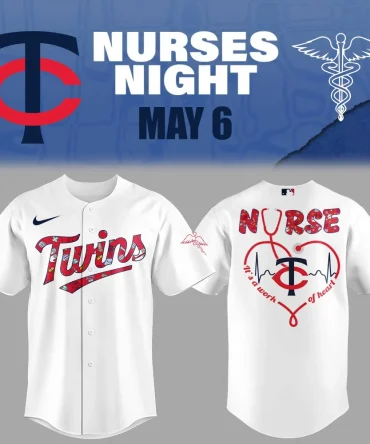 Celebrate Nurses Night: Limited Edition Twins Baseball Jersey - Perfect Gift For Heroes!