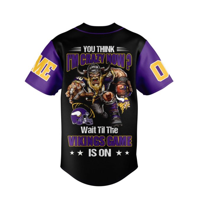 Custom Name & Number Vikings Jersey - Personalized Football Fan Gear, Unmatched Style - Image 3