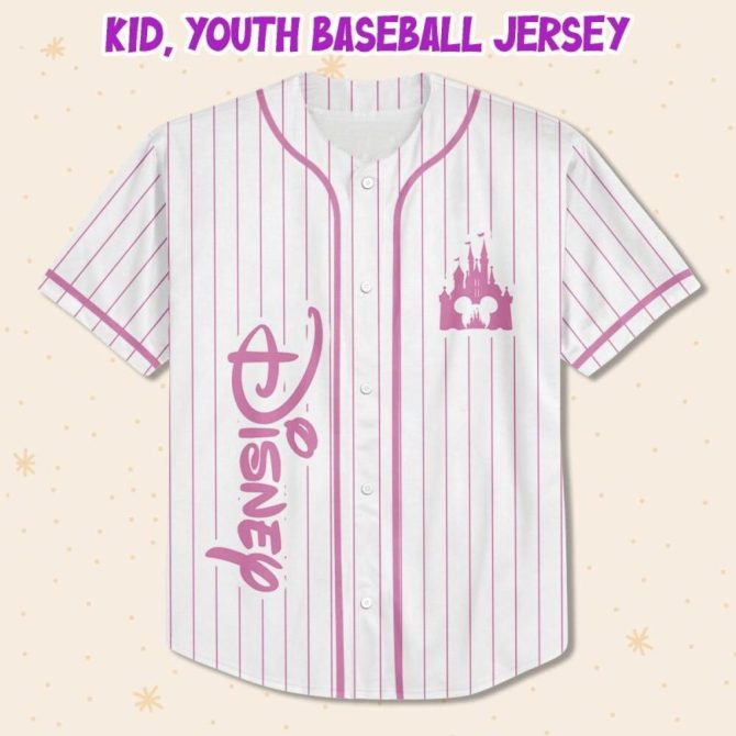Custom Disney Baseball Jersey For Kids, Youth & Adults – Personalized With Your Name! - Image 3