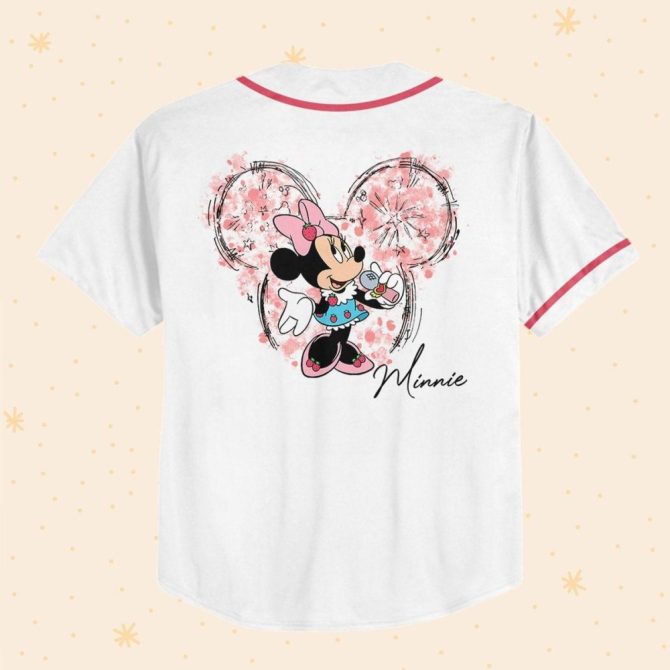 Custom Disney Baseball Jersey - Personalized Minnie Design For Kids, Youth & Adults - Image 4