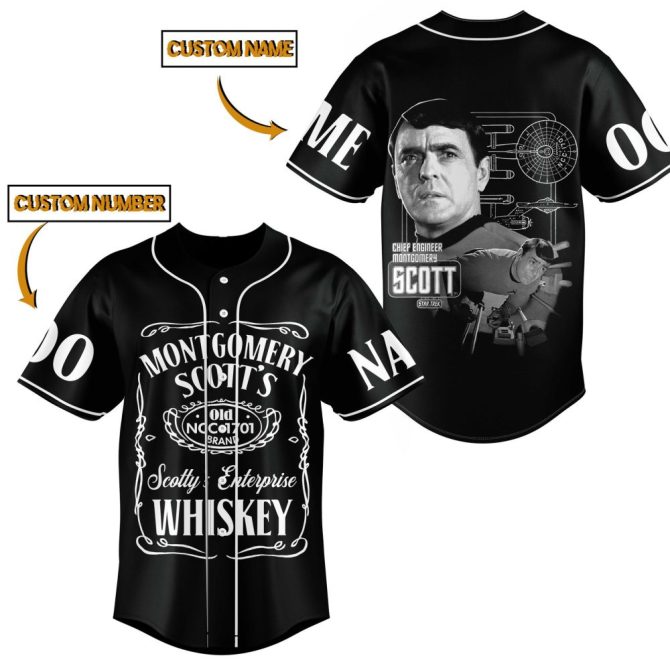 Custom Star-Themed Baseball Jersey - Personalized Name & Number Design