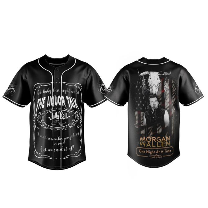Jelly Roll & Morgan Wallen Tour 2023 Baseball Jersey - Limited Edition Music Fan Shirt