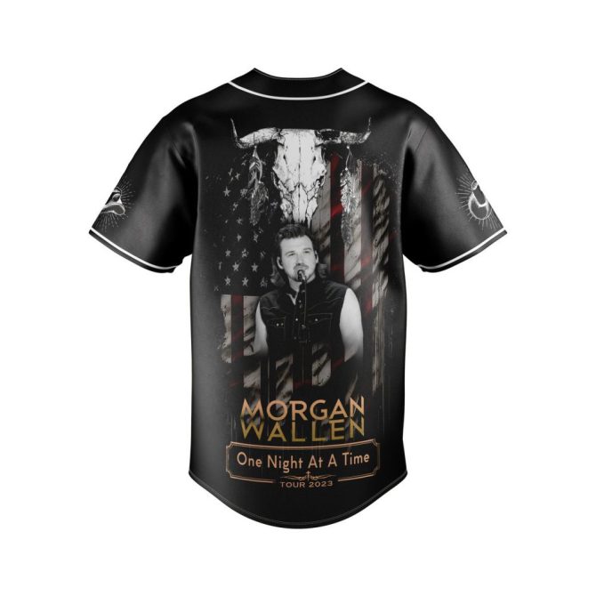 Jelly Roll & Morgan Wallen Tour 2023 Baseball Jersey - Limited Edition Music Fan Shirt - Image 3